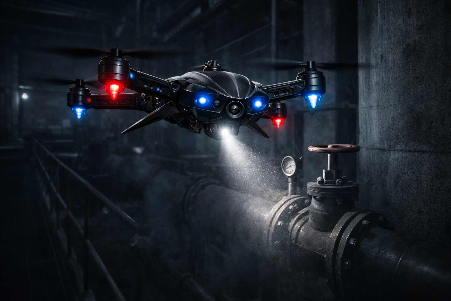 ICARUS Scout quadcopter for inspection and surveillance